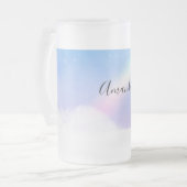 Magical Pastel Mattglas Bierglas (Vorderseite Links)