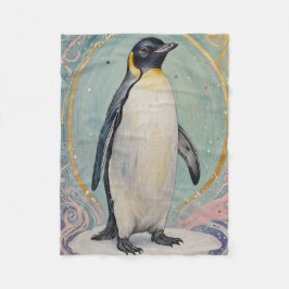 Magical Pastel Penguin Fleecedecke