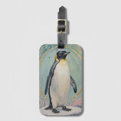Magical Pastel Penguin Gepäckanhänger (Vorderseite Vertikal)