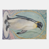 Magical Pastel Penguin Geschirrtuch (Horizontal)