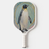 Magical Pastel Penguin Pickleball Schläger (Rückseite)