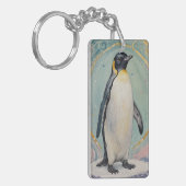 Magical Pastel Penguin Schlüsselanhänger (Vorderseite links)