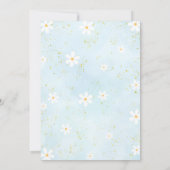 Magical Pastel Unicorn Rainbow Birthday Einladung (Rückseite)