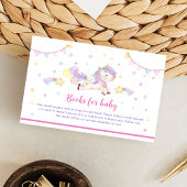Magical Pastel Unicorn Rainbow Birthday Party Begleitkarte