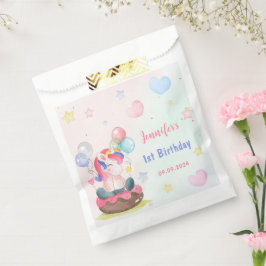Magical Pastel Unicorn Rainbow Birthday Party Geschenktütchen
