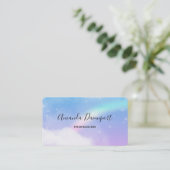 Magical Pastel Visitenkarte (Stehend Vorderseite)