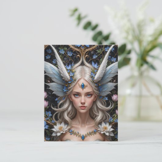 Magical Peace Fairy Postkarte (Stehend Vorderseite)