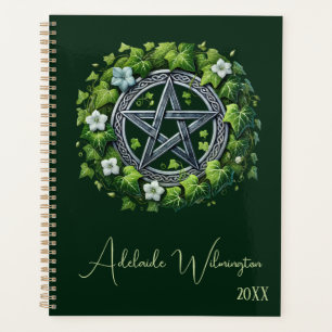 Magical Pentagram Green Ivy Planer