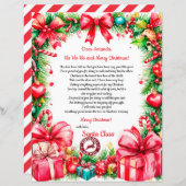 Magical Personalized Letter from Santa Claus (Vorne/Hinten)