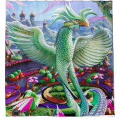 Magical Phoenix Duschvorhang (Vorderseite)