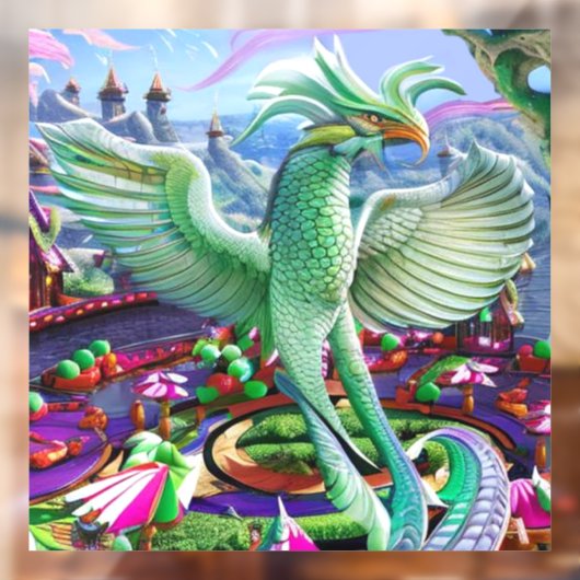 Magical Phoenix Fensteraufkleber (Blatt 2)