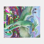 Magical Phoenix Fleecedecke (Vorderseite (Horizontal))