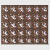 Magical Pickleball Unicorn - Funny Fantasy Player Geschenkpapier (Flach)