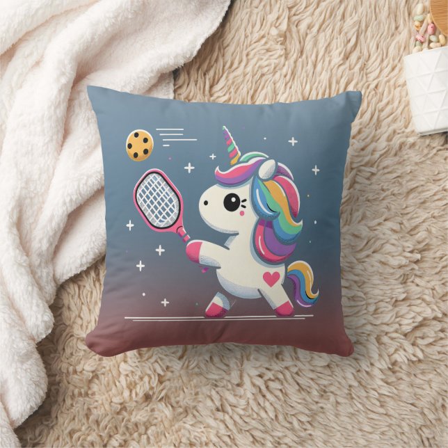 Magical Pickleball Unicorn - Funny Fantasy Player Kissen (Decke)