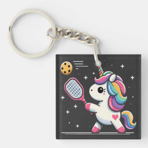 Magical Pickleball Unicorn - Funny Fantasy Player Schlüsselanhänger