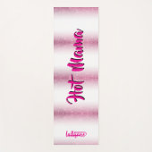 Magical pink background name Personalized Yogamatte (Vorderseite)