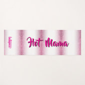 Magical pink background name Personalized Yogamatte (Vorderseite (Horizontal))