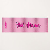Magical pink background name Personalized Yogamatte (Vorderseite (Horizontal))