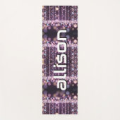 Magical pink background name Personalized Yogamatte (Vorderseite)
