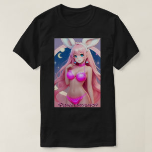 Magical Pink Bunny Girl T - Shirt