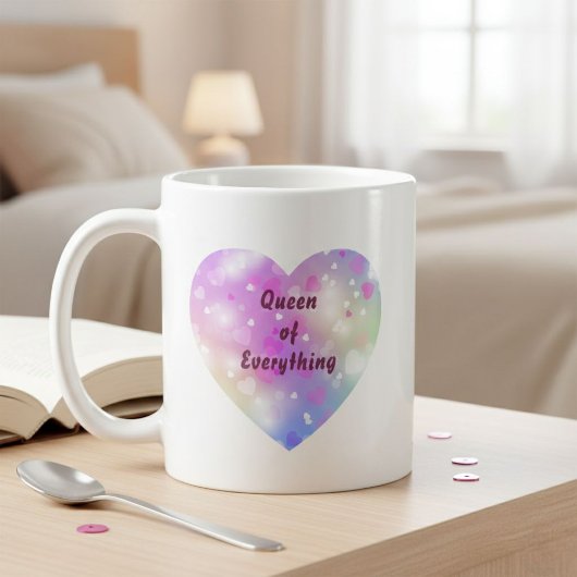 Magical Pink Heart Pattern Mug Kaffeetasse