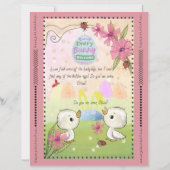 Magical Pink Letter from the Easter Bunny  (Rückseite)