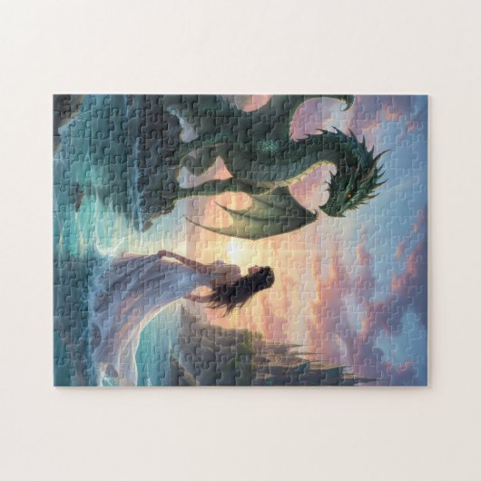 Magical Princess & Dragon puzzle (Horizontal)