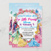 Magical Princess Theme Birthday Invite  Einladung (Vorne/Hinten)