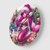 Magical Princess Theme Große Wanduhr (Winkel)