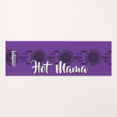 Magical purple background name Personalized Yogamatte (Vorderseite (Horizontal))