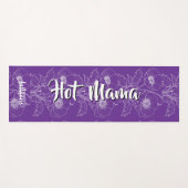 Magical purple background name Personalized Yogamatte (Vorderseite (Horizontal))