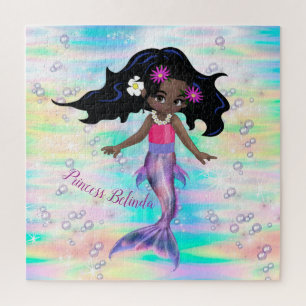Magical Rainbow Baby Girl Mermaids Puzzle