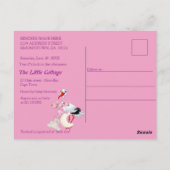 Magical Rainbow Baby Mermaids Party Dusche Postkarte (Rückseite)