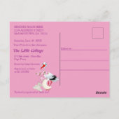 Magical Rainbow Baby Mermaids Party Dusche Postkarte (Rückseite)