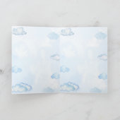 Magical Rainbow Birthday Invitation Greeting Card Karte (Innenseite)