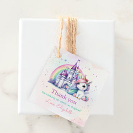 Magical Rainbow Unicorn Geburtstag Vielen Dank Geschenkanhänger
