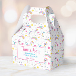 Magical Rainbow Unicorn Geburtstag Vielen Dank Geschenkschachtel