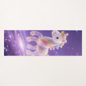 Magical Rainbow Unicorn  Personalized  Yogamatte (Vorderseite (Horizontal))