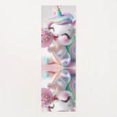 Magical Rainbow Unicorn  Personalized  Yogamatte (Vorderseite)