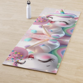 Magical Rainbow Unicorn  Personalized  Yogamatte