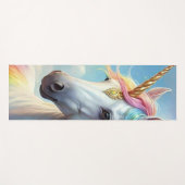Magical Rainbow Unicorn  Personalized  Yogamatte (Vorderseite (Horizontal))