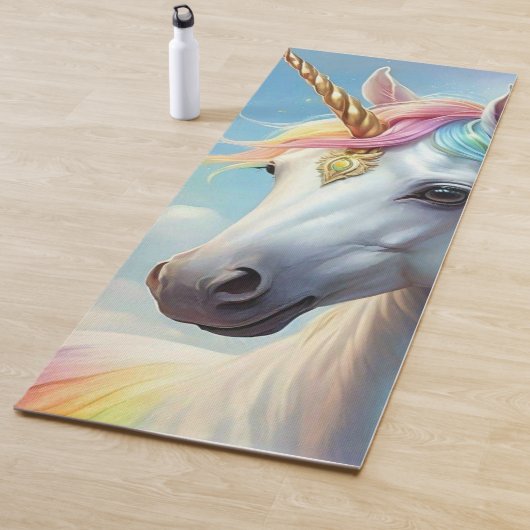 Magical Rainbow Unicorn  Personalized  Yogamatte (Beispiel)