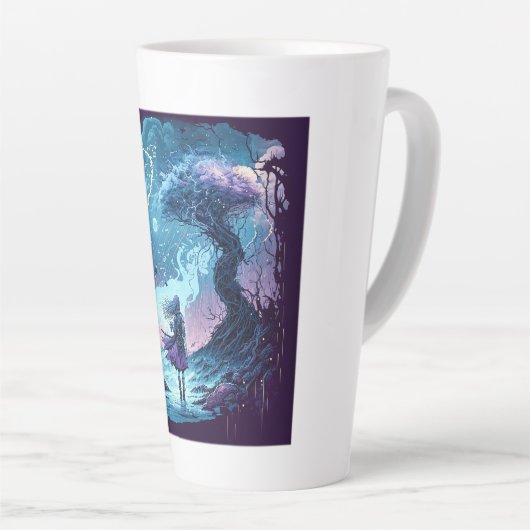 Magical Rainstorm Latte Tasse (Rechte Ecke)