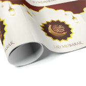 Magical Ramadan Lantern - Eid Mubarak Gruß Geschenkpapier (Rolleneckpunkt)