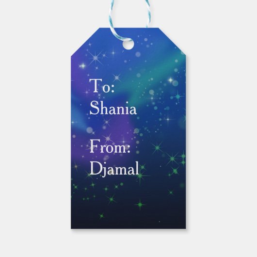 Magical Ramadan Lantern - Geschenk-Tag Geschenkanhänger (Rückseite)