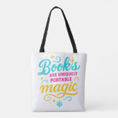 Magical Reader’s Tote – Sparkling “Books Are Magic Tasche (Rückseite)