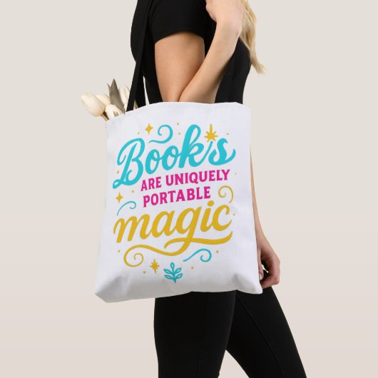 Magical Reader’s Tote – Sparkling “Books Are Magic Tasche (Von Nahem)