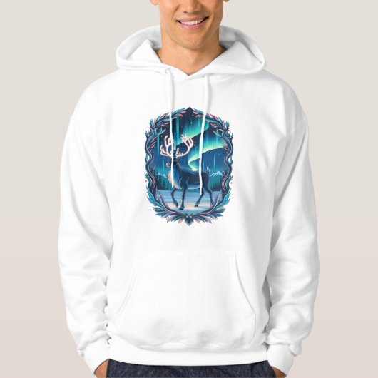 Magical Reindeer Glow Hoodie (Vorderseite)