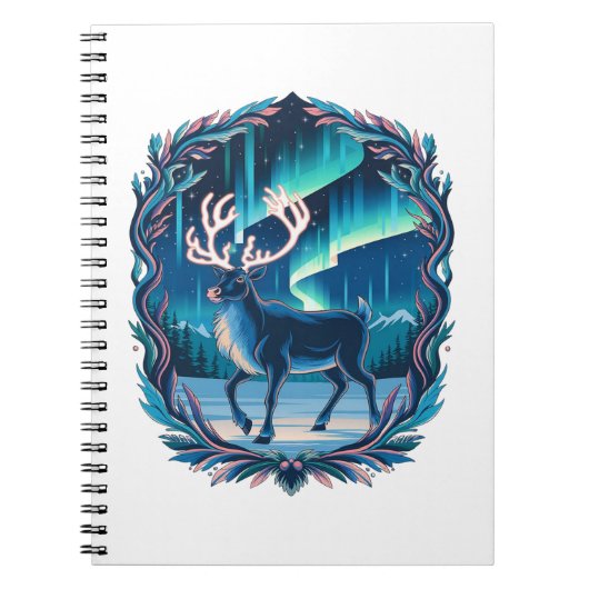 Magical Reindeer Glow Notizblock (Vorderseite)