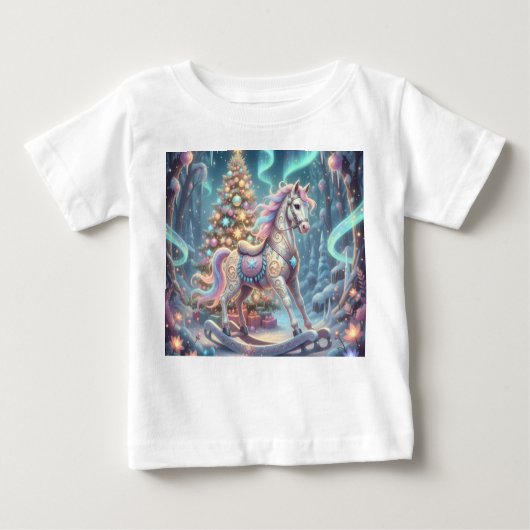 Magical Rocking horse - Baby T-shirt (Vorderseite)